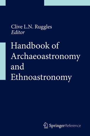 Cover of Handbook of Archaeoastronomy and Ethnoastronomy